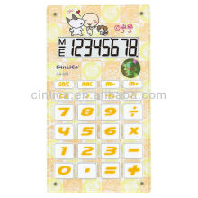 2015 new design 8 digits silicone handheld pocket calculator